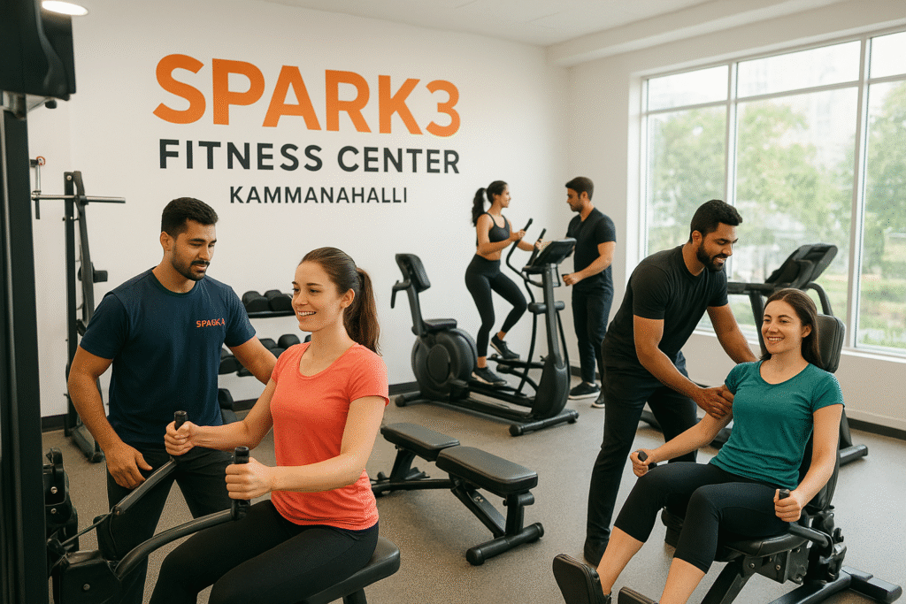 Affordable gym in Kammanahalli Bangalore with fees under 1000.